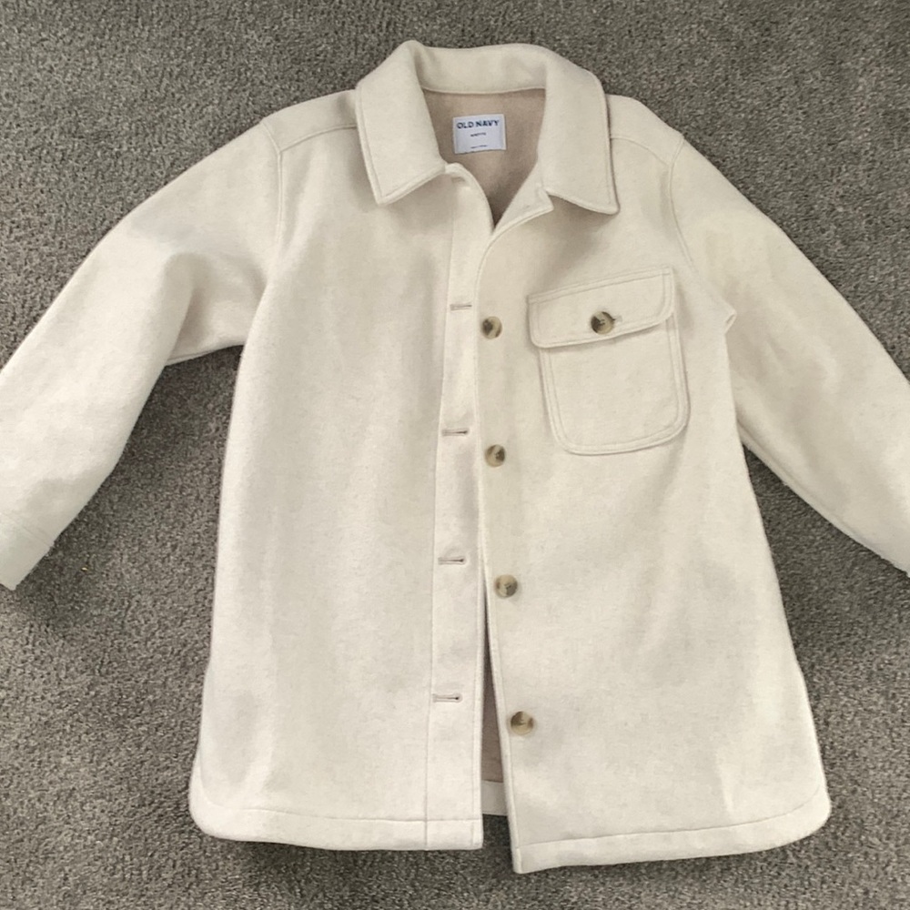 Old Navy Cream Shacket